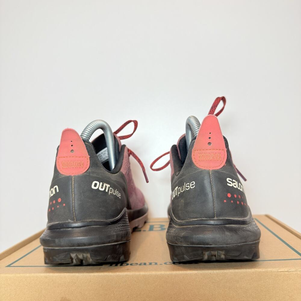 Salomon OUTpulse TG Womens Size 7 Gore Tex Magenta Black Hiking Trail Shoes - Picture 4 of 8